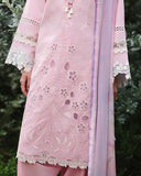 Mushq Hemline The Secerat Garden Unstitched Lawn 3Pc Suit - Rosewood Secret