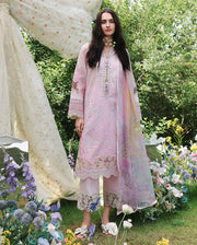 Mushq Hemline The Secerat Garden Unstitched Lawn 3Pc Suit - Enchanted Vine