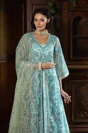 Mushq Inception Embroidered Net Unstitched 3Pc Suit D-02 Endless Love