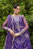 Mushq Inception Embroidered Net Unstitched 3Pc Suit D-04 Untamed Heart
