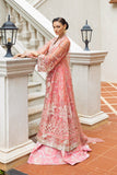 Mushq Inception Embroidered Net Unstitched 3Pc Suit D-06 Wings of Desire
