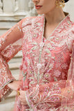 Mushq Inception Embroidered Net Unstitched 3Pc Suit D-06 Wings of Desire