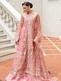 Mushq Inception Embroidered Net Unstitched 3Pc Suit D-06 Wings of Desire