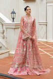 Mushq Inception Embroidered Net Unstitched 3Pc Suit D-06 Wings of Desire