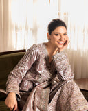 Mushq Sunehri Ramsha Edit Lama Silk Stitched 3Pc Suit - Hamna
