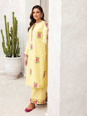 Faiza Faisal Aura Pret Embroidered Dobby Lawn 2Pc Suit - Hana