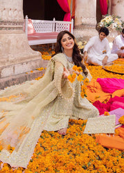 Maahi by Kanwal Malik Embroidered Organza Unstitched 3Pc Suit - HANA