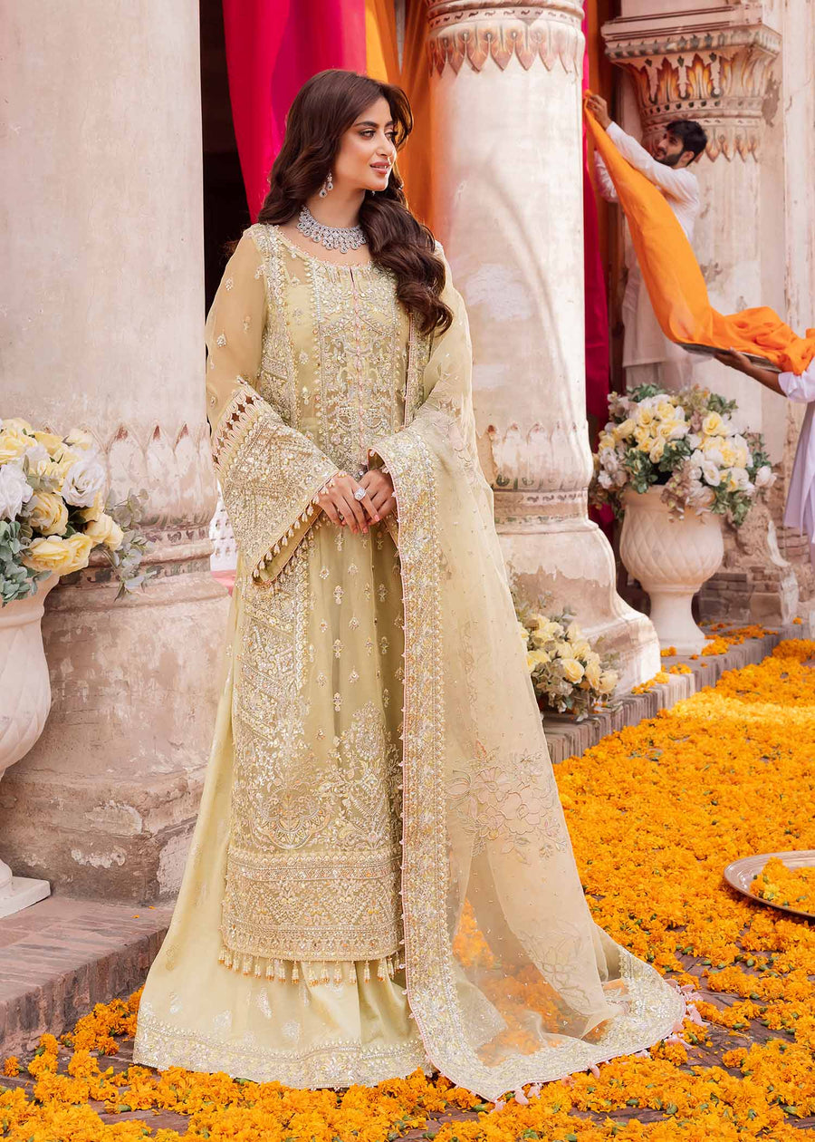 Maahi by Kanwal Malik Embroidered Organza Unstitched 3Pc Suit - HANA