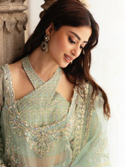 Maahi by Kanwal Malik Embroidered Organza Unstitched 3Pc Suit - HAREEM
