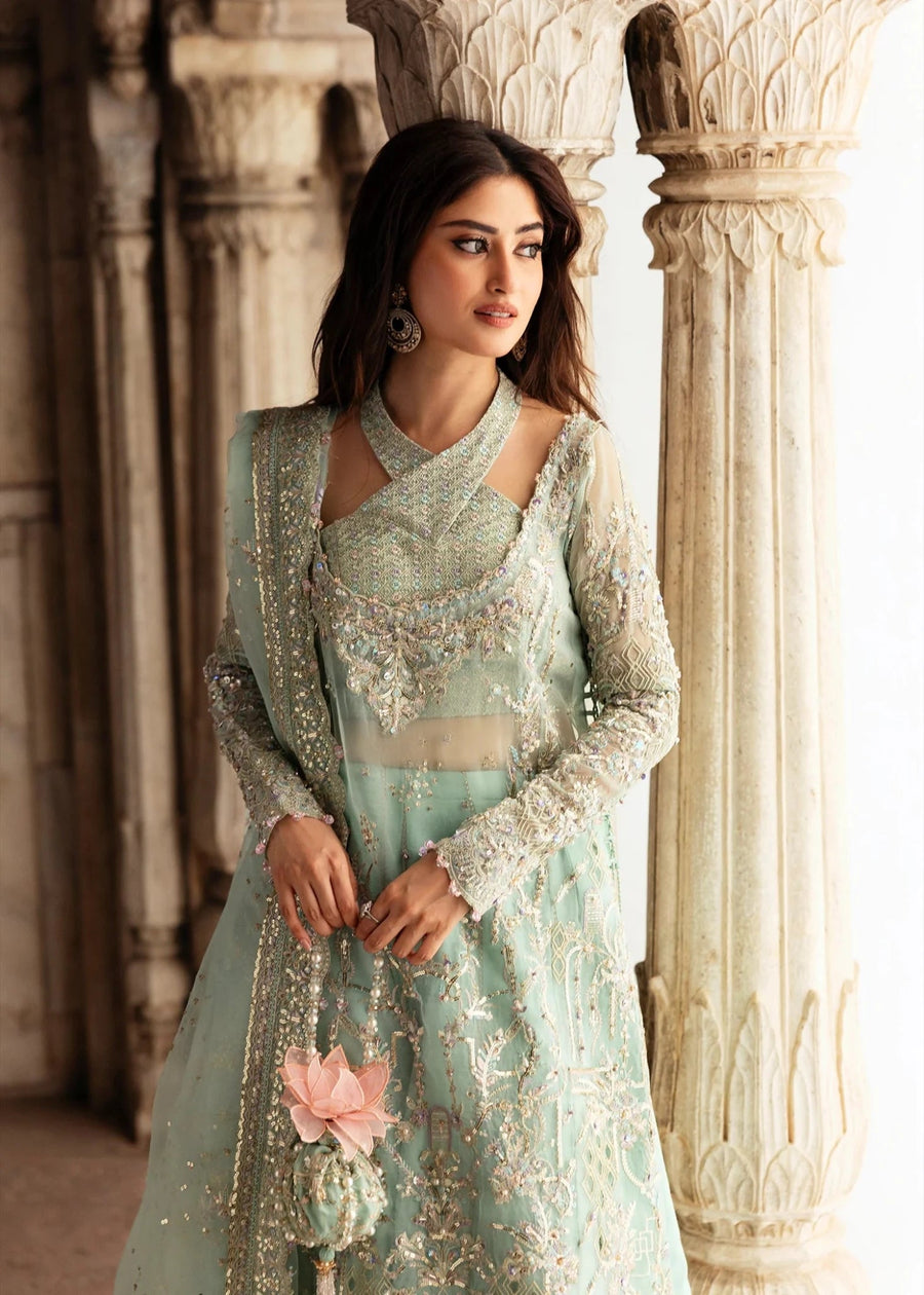 Maahi by Kanwal Malik Embroidered Organza Unstitched 3Pc Suit - HAREEM