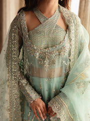 Maahi by Kanwal Malik Embroidered Organza Unstitched 3Pc Suit - HAREEM