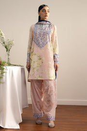 Coco by Zara Shahjahan Prints Unstitched Lawn 3Pc Suit D-01A Haru