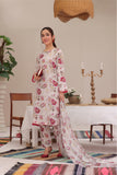 Feathers Premium Printed Lawn Unstitched 3Pc Suit Heaven Hues-FT262