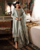 Mushq Sunehri Ramsha Edit Zari Silk Stitched 3Pc Suit - Heer