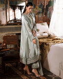 Mushq Sunehri Ramsha Edit Zari Silk Stitched 3Pc Suit - Heer