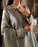 Mushq Sunehri Ramsha Edit Zari Silk Stitched 3Pc Suit - Heer