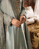 Mushq Sunehri Ramsha Edit Zari Silk Stitched 3Pc Suit - Heer