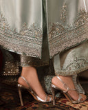 Mushq Sunehri Ramsha Edit Zari Silk Stitched 3Pc Suit - Heer