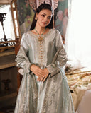 Mushq Sunehri Ramsha Edit Zari Silk Stitched 3Pc Suit - Heer