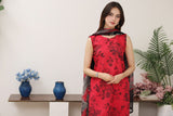 Feathers Premium Printed Lawn Unstitched 3Pc Suit Hibiscus Harmony-FT773