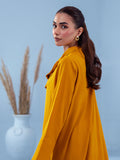 Hemstitch Georgette Affair Embroidered Georgette Stitched 2Pc Suit - Honey Bee
