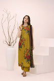 Feathers Premium House of Petals Unstitched Lawn 3Pc Suit Honeyed Horizon-FT752