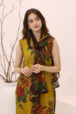 Feathers Premium House of Petals Unstitched Lawn 3Pc Suit Honeyed Horizon-FT752