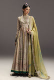 Zara Shahjahan Anarkali Embroidered Lawn Unstitched 3Pc Suit D-08 HOORAIN