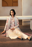 Afrozeh Daybreak Embroidered Lawn Unstitched 3Pc Suit - HORIZON FADED