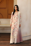 Afrozeh Daybreak Embroidered Lawn Unstitched 3Pc Suit - HORIZON FADED