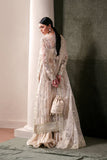 Emaan Adeel Starlit Jewels Unstitched Organza 3Pc Suit - Howlite