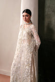 Emaan Adeel Starlit Jewels Unstitched Organza 3Pc Suit - Howlite
