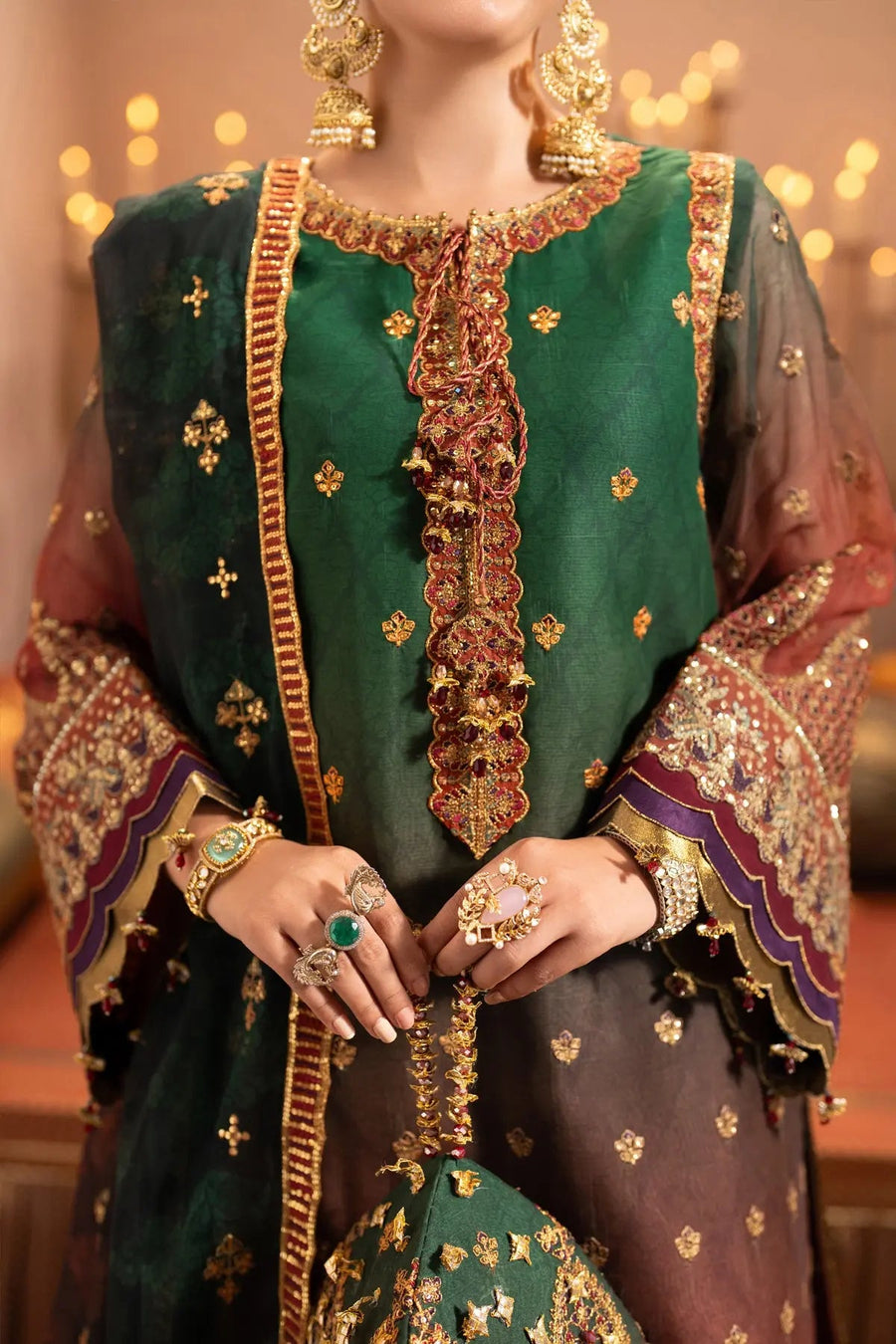 AF-JHLK-02-HUSN Embroidered Chiffon