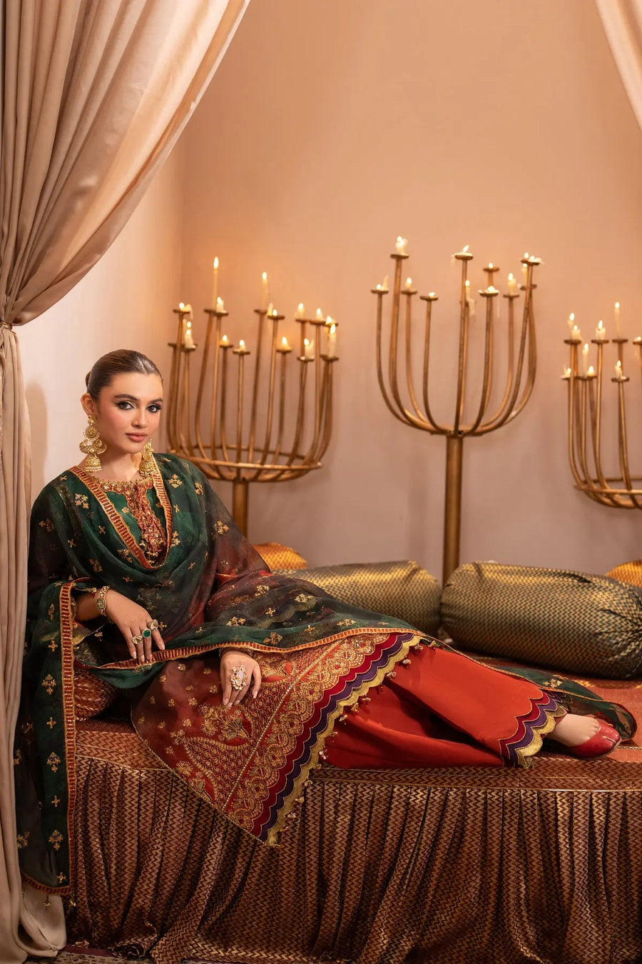 AF-JHLK-02-HUSN Embroidered Chiffon
