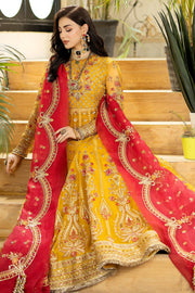 Jhalak by Imrozia Premium Embroidered Net 3Pc Suit I-182 AAFREEN