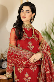 Jhalak by Imrozia Premium Embroidered Organza 3Pc Suit I-184 MAAHRU