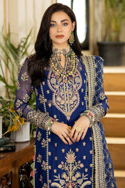 Jhalak by Imrozia Premium Embroidered Chiffon 3Pc Suit I-186 GULNAAZ