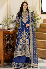 Jhalak by Imrozia Premium Embroidered Chiffon 3Pc Suit I-186 GULNAAZ