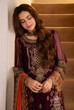 Noor Jahan by Imrozia Embroidered Chiffon Unstitched 3Pc Suit I-206 Chandni