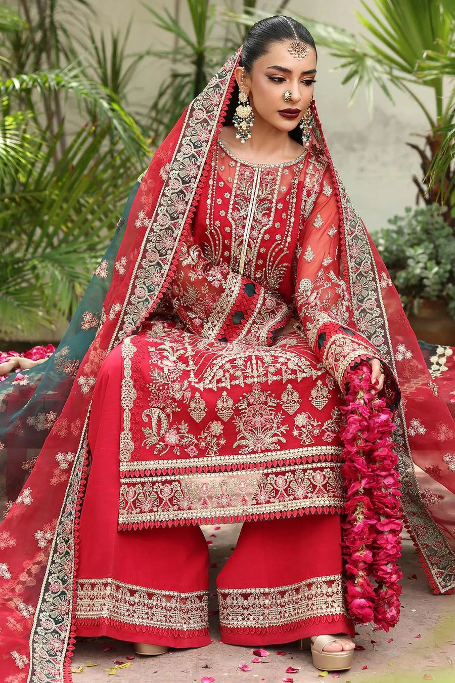 Imrozia Premium Saiyara Unstitched Organza 3Pc Suit I-231 Sarosh