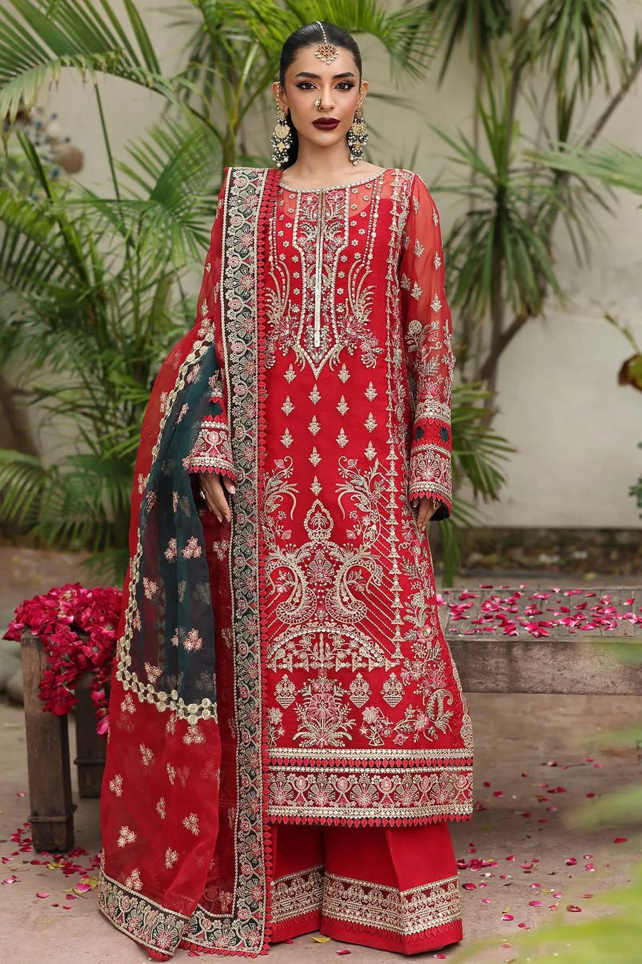 Imrozia Premium Saiyara Unstitched Organza 3Pc Suit I-231 Sarosh