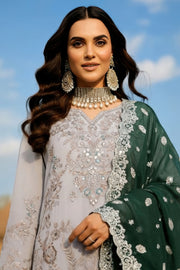 Imrozia Serene Mehr-e-Mah Embroidered Chiffon Unstitched 3Pc Suit I-240 Selin