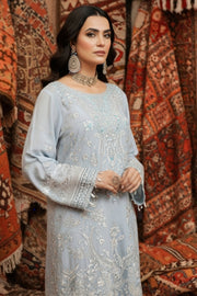Imrozia Serene Mehr-e-Mah Embroidered Chiffon Unstitched 3Pc Suit I-243 Elif-e-Noor