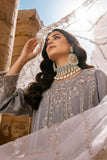 Imrozia Serene Mehr-e-Mah Embroidered Chiffon Unstitched 3Pc Suit I-246 Lalezar