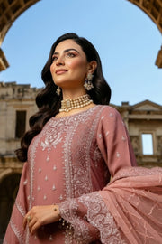 Imrozia Serene Mehr-e-Mah Embroidered Chiffon Unstitched 3Pc Suit I-247 Aysel