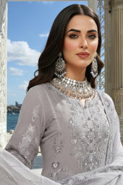 Imrozia Serene Mehr-e-Mah Embroidered Chiffon Unstitched 3Pc Suit I-248 Feray
