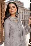 Imrozia Serene Mehr-e-Mah Embroidered Chiffon Unstitched 3Pc Suit I-248 Feray