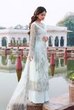 Imrozia Serene Sajal Embroidered Net Unstitched 3Pc Suit I-262 Aabshaar