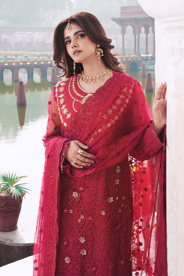 Imrozia Serene Sajal Embroidered Net Unstitched 3Pc Suit I-263 Ishq