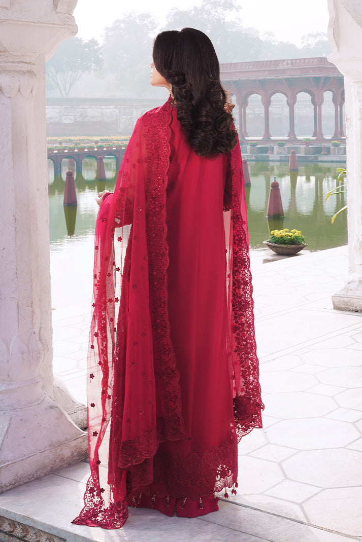 Imrozia Serene Sajal Embroidered Net Unstitched 3Pc Suit I-263 Ishq